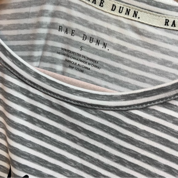 Rae Dunn Be Kind striped long sleeve T shirt - Picture 5 of 5